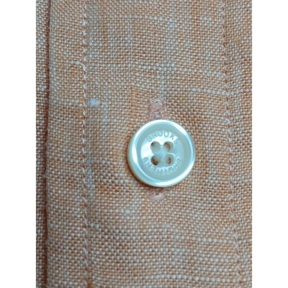 Brooks Brothers Mens Shirt Sz M Regent %100 Irish Linen Button Down Solid $148 - Picture 8 of 16